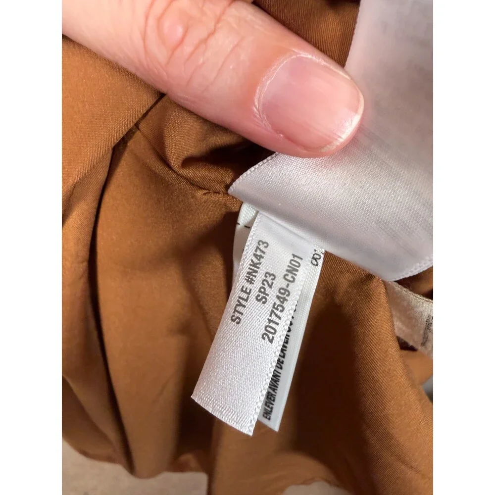 Madewell Sophia Cami Tiered Midi Dress Size 2 Brown Polka Dot Sundress Preppy
